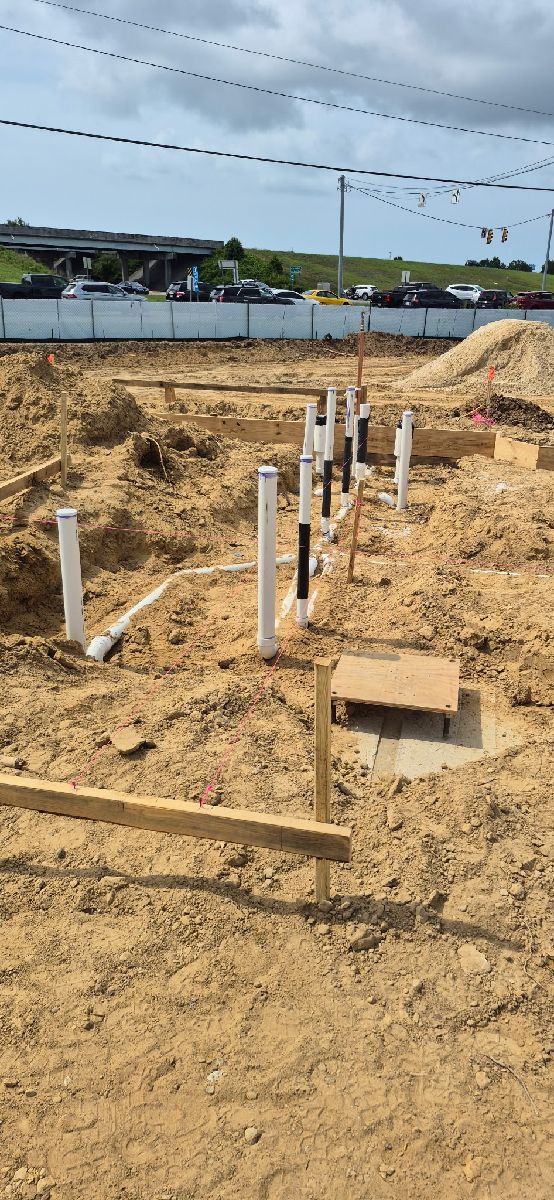 Commercial DWV rough-in