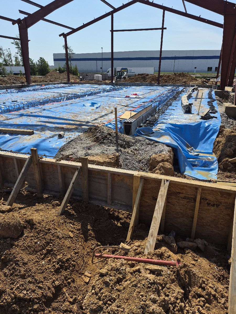 Commercial plumbing groundwork